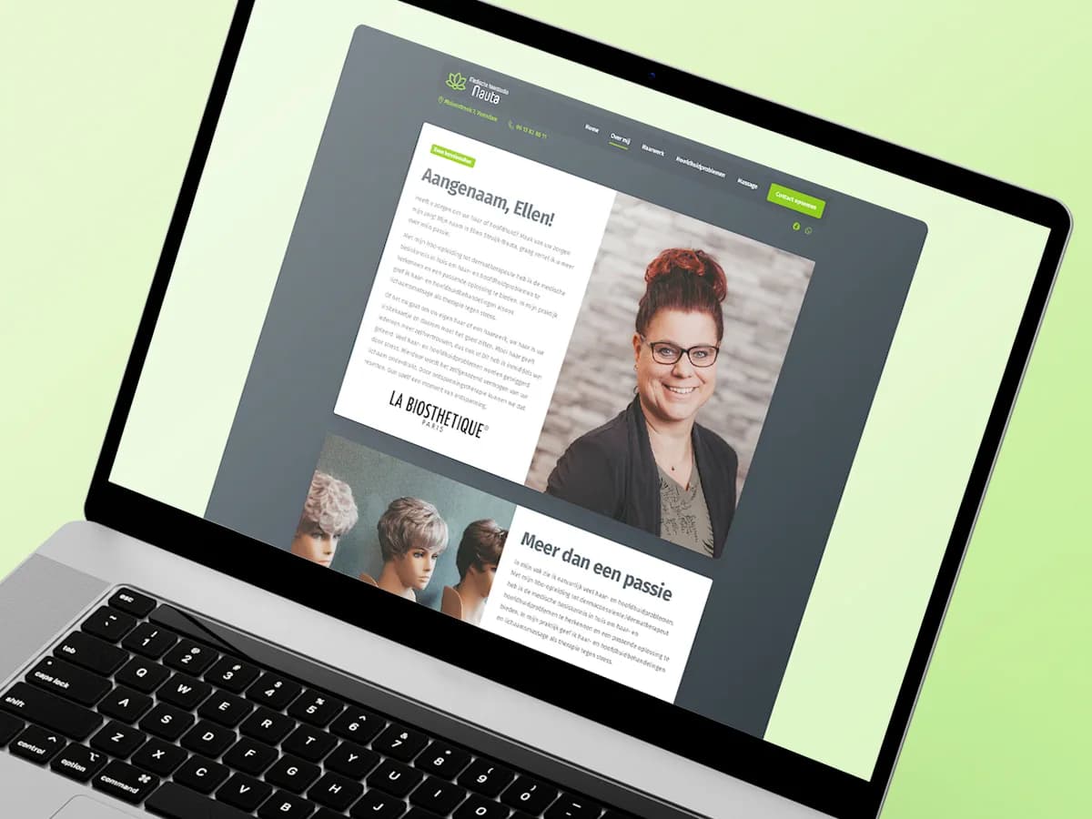 Haarstudio nauta portfolio project