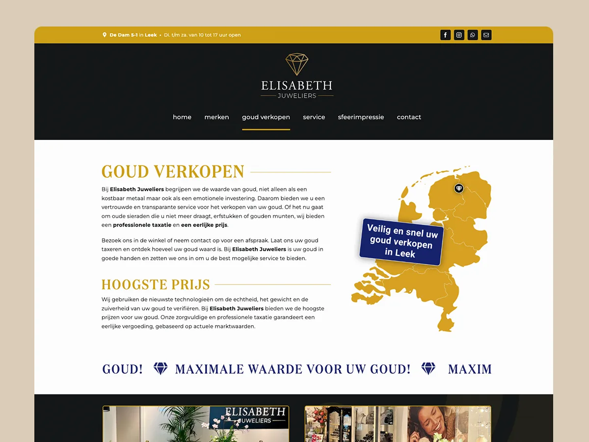 Elisabeth Juweliers — elisabeth juweliers portfolio project 1