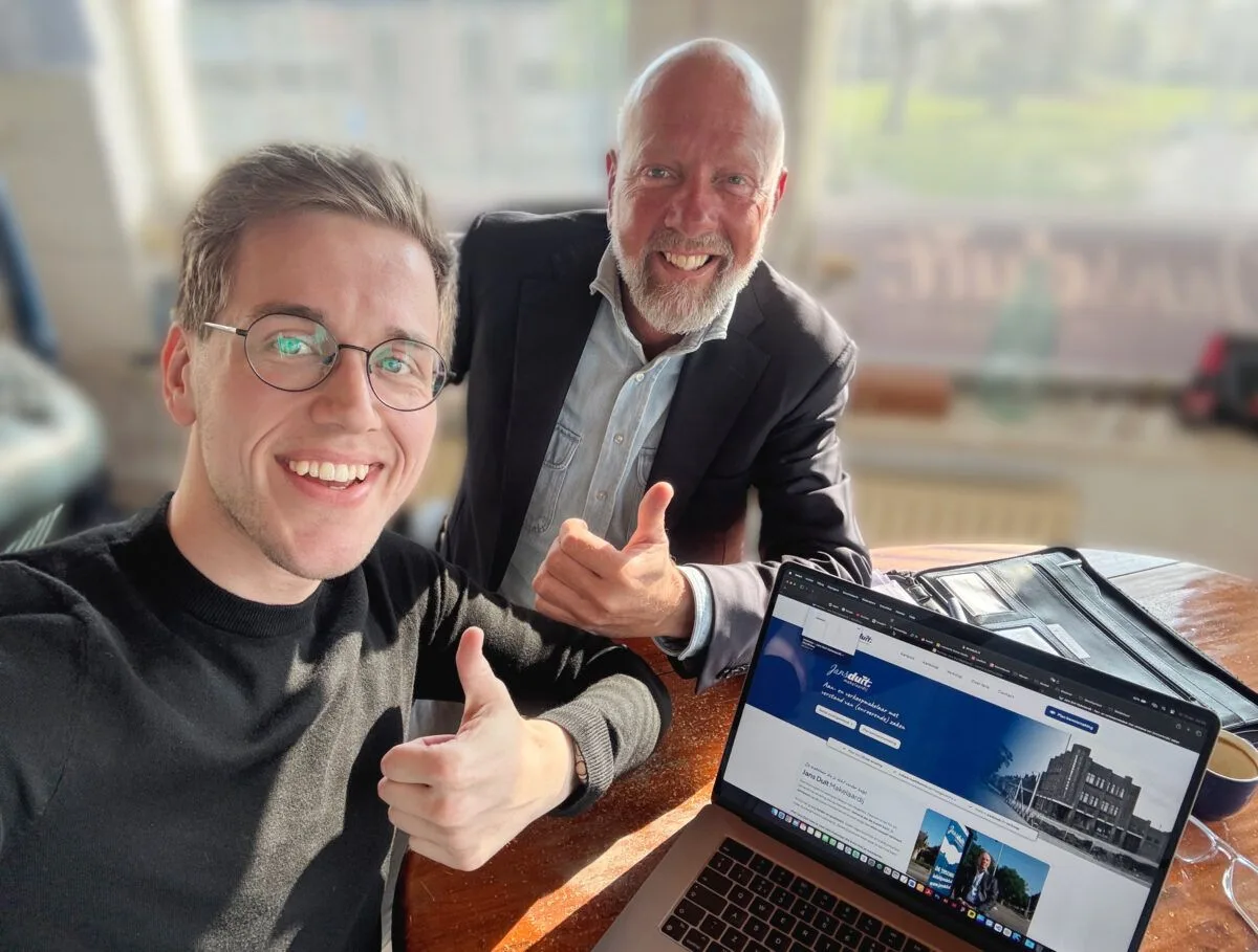 Rob bij Jans Duit Makelaardij — face-to-face oplevering
