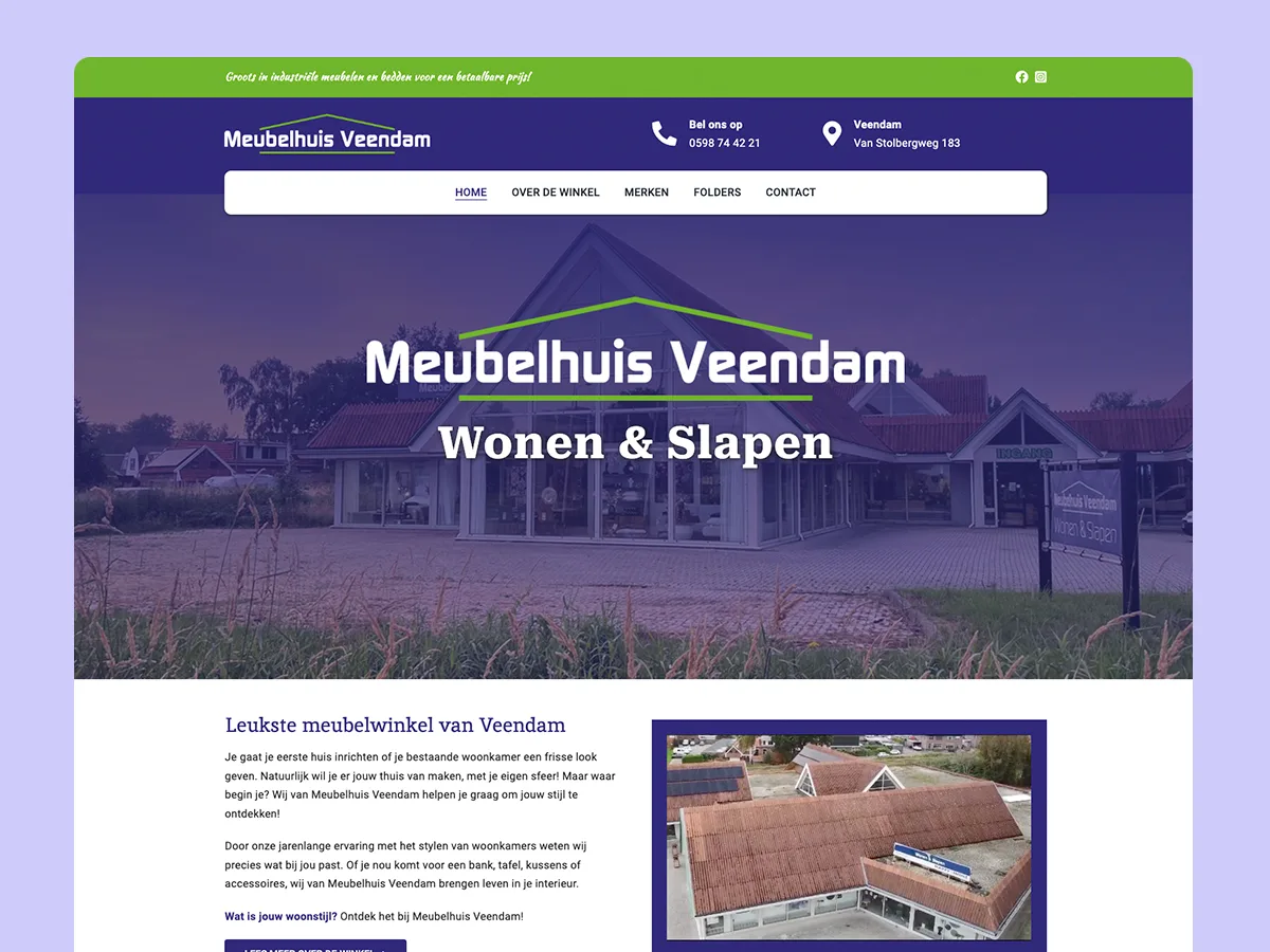 Meubelhuis Veendam — meubelhuis veendam portfolio project 1