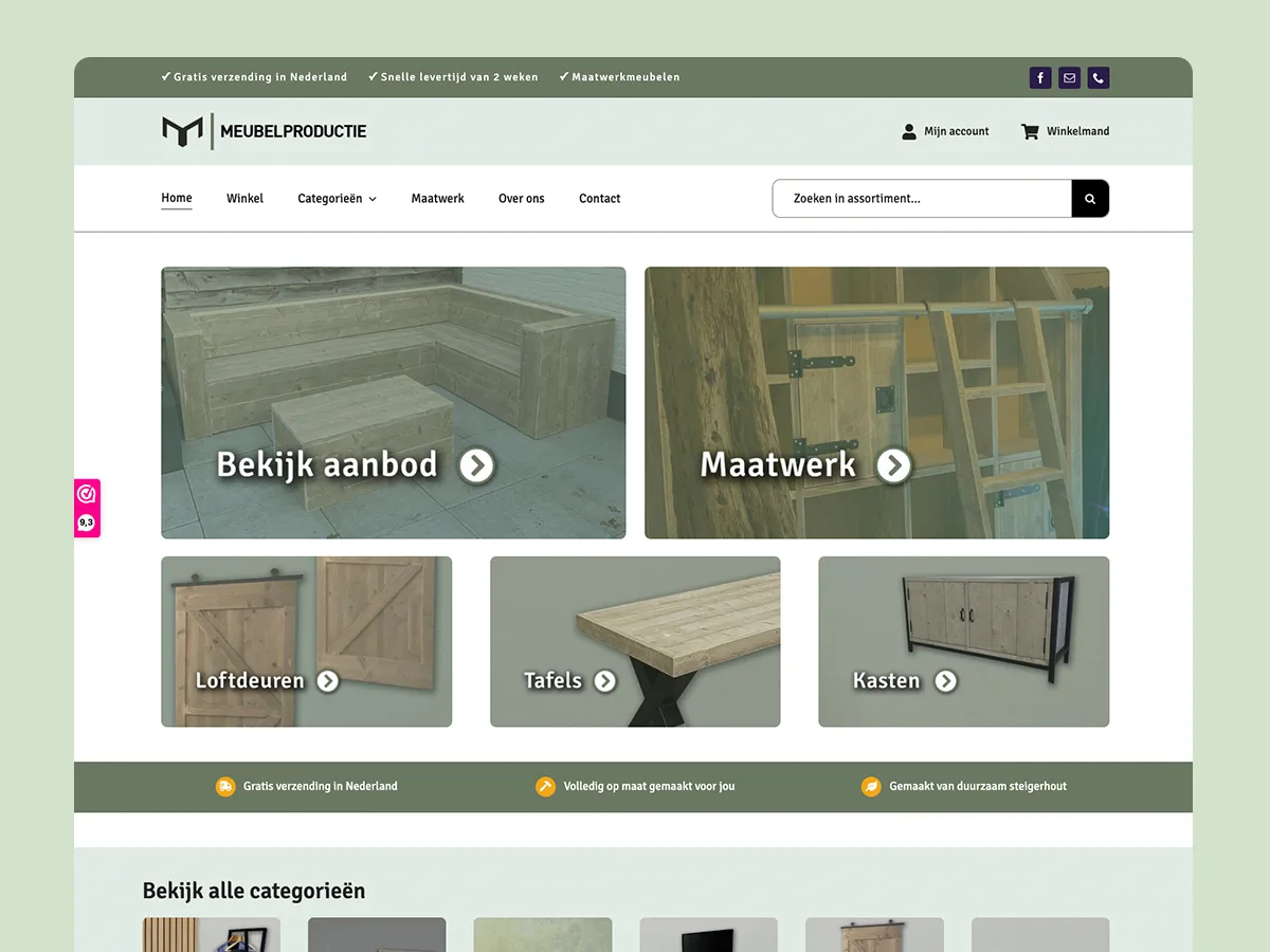 Meubelproductie — meubelproductie portfolio project 1
