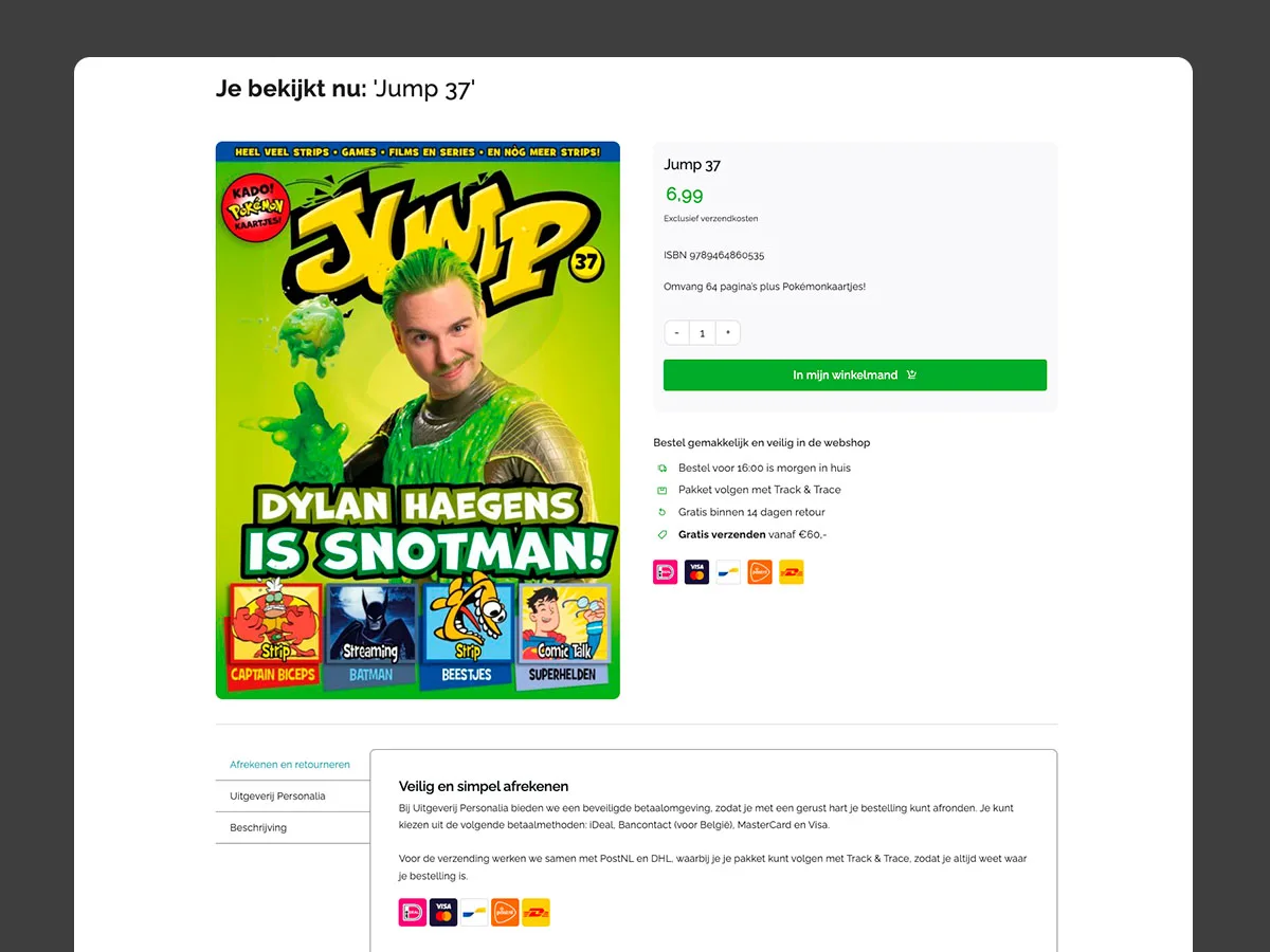 Uitgeverij Personalia — uitgeverij personalia portfolio project 2