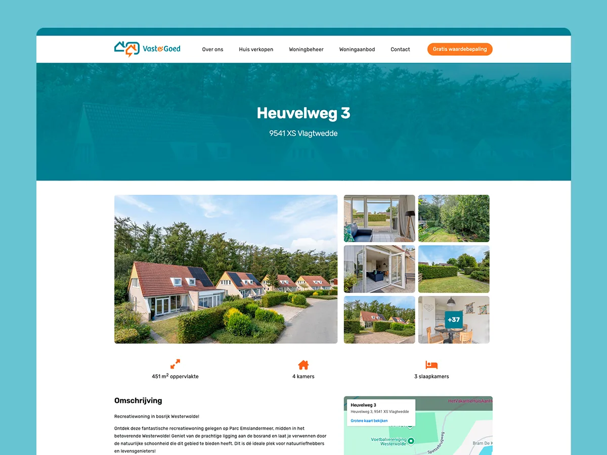 Vast&Goed Makelaardij — vast en goed makelaardij portfolio project 1