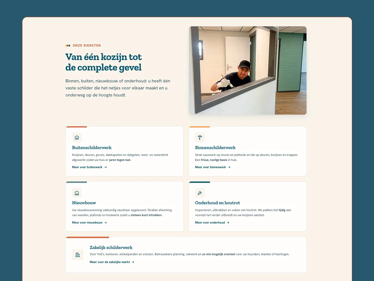 Schildersbedrijf Erpro — schildersbedrijf erpro portfolio project 2