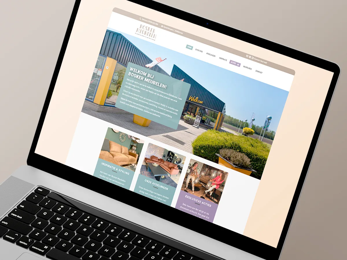 Bosker meubelen portfolio project