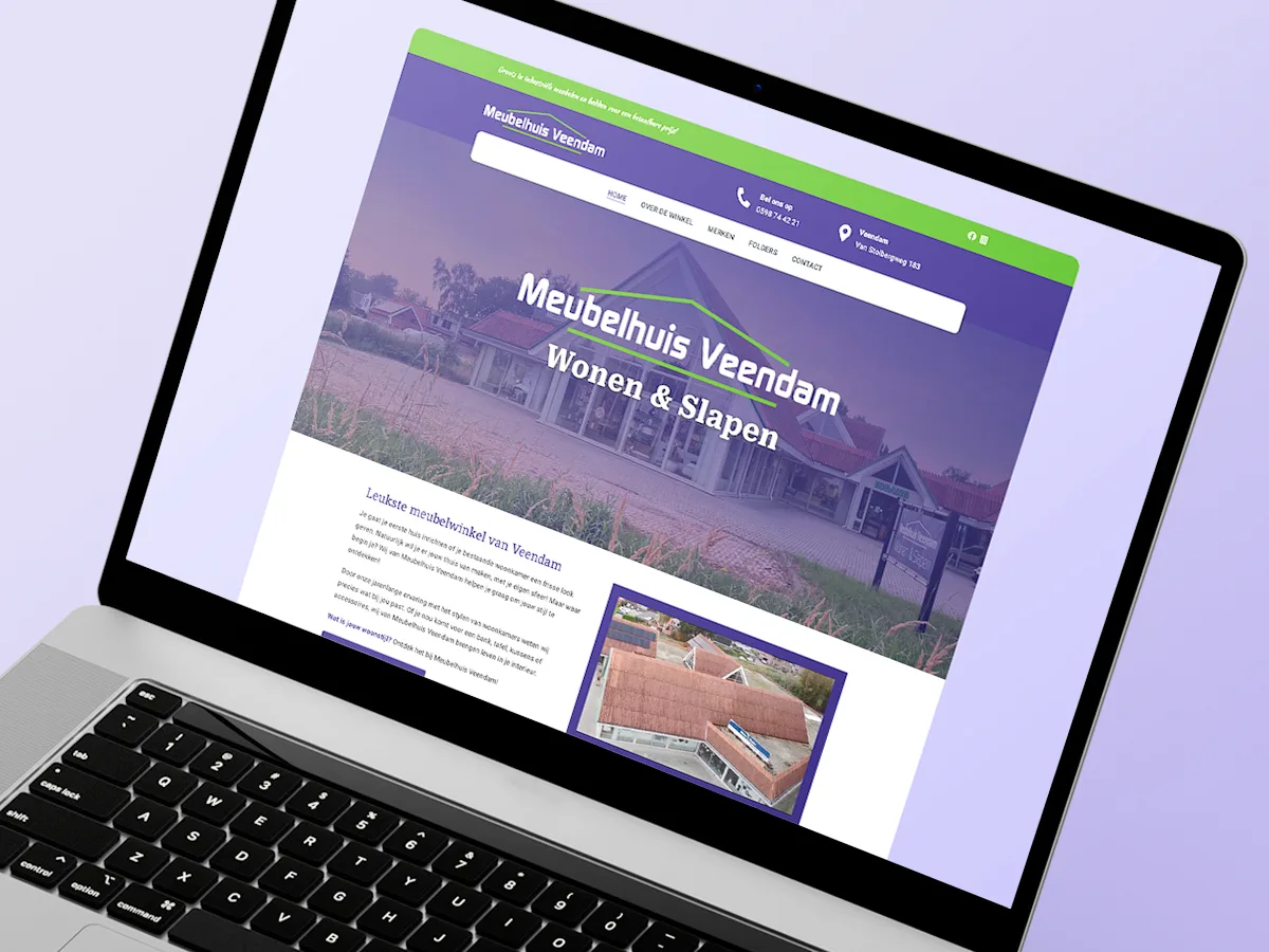 Meubelhuis veendam portfolio project