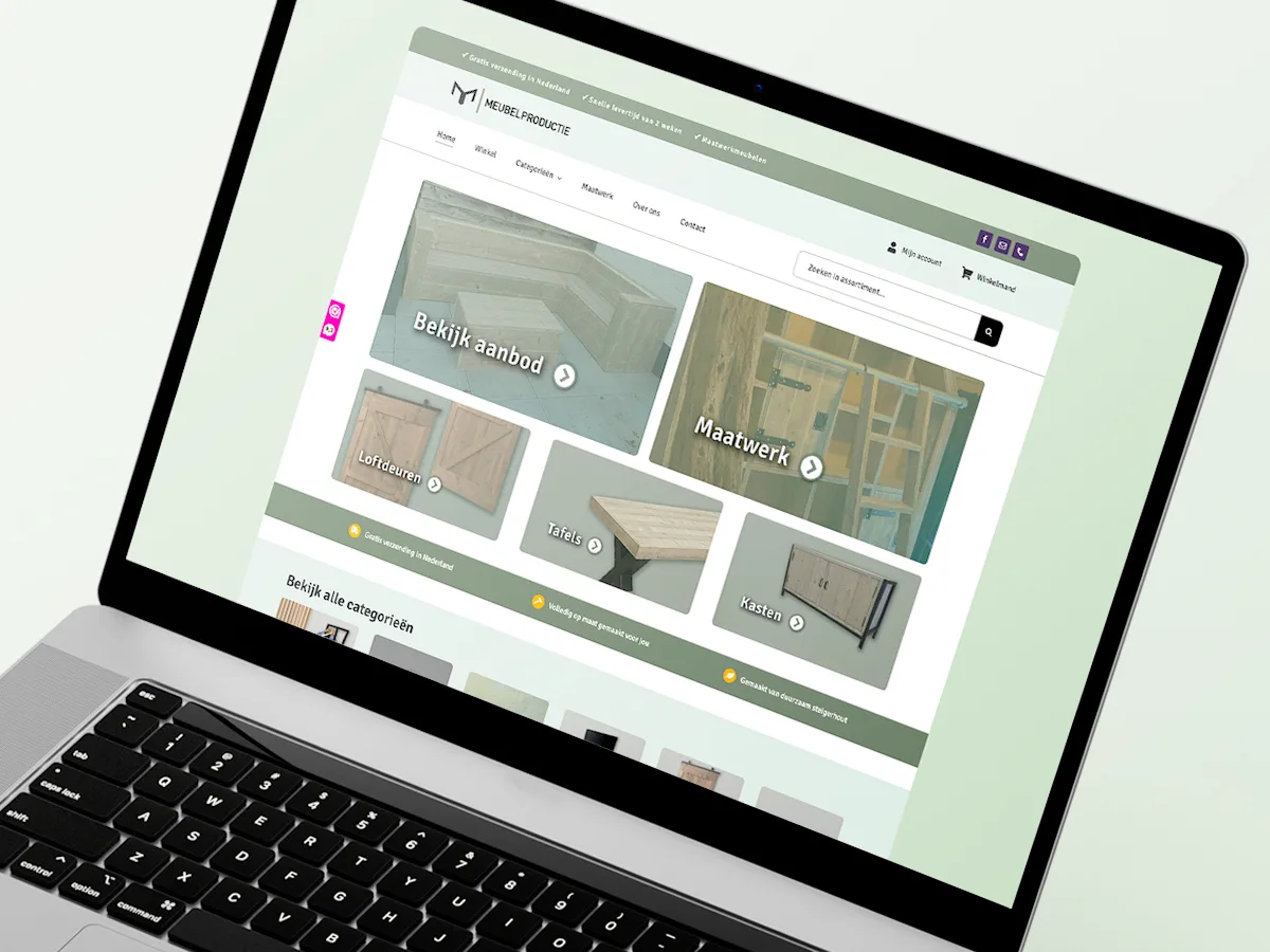 Meubelproductie portfolio project